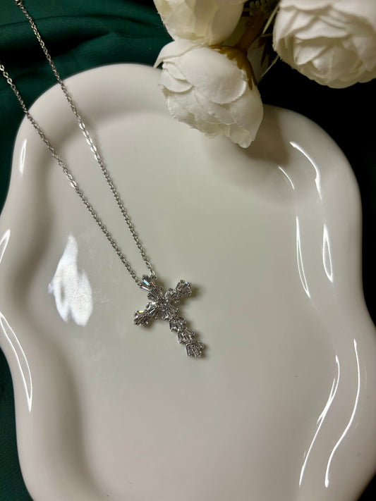 Collier CROSS argent